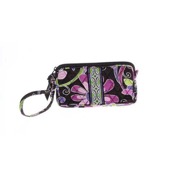 VERA BRADLEY Purple Punch Convertible Wristlet Clutch Bag - Picture 1 of 3